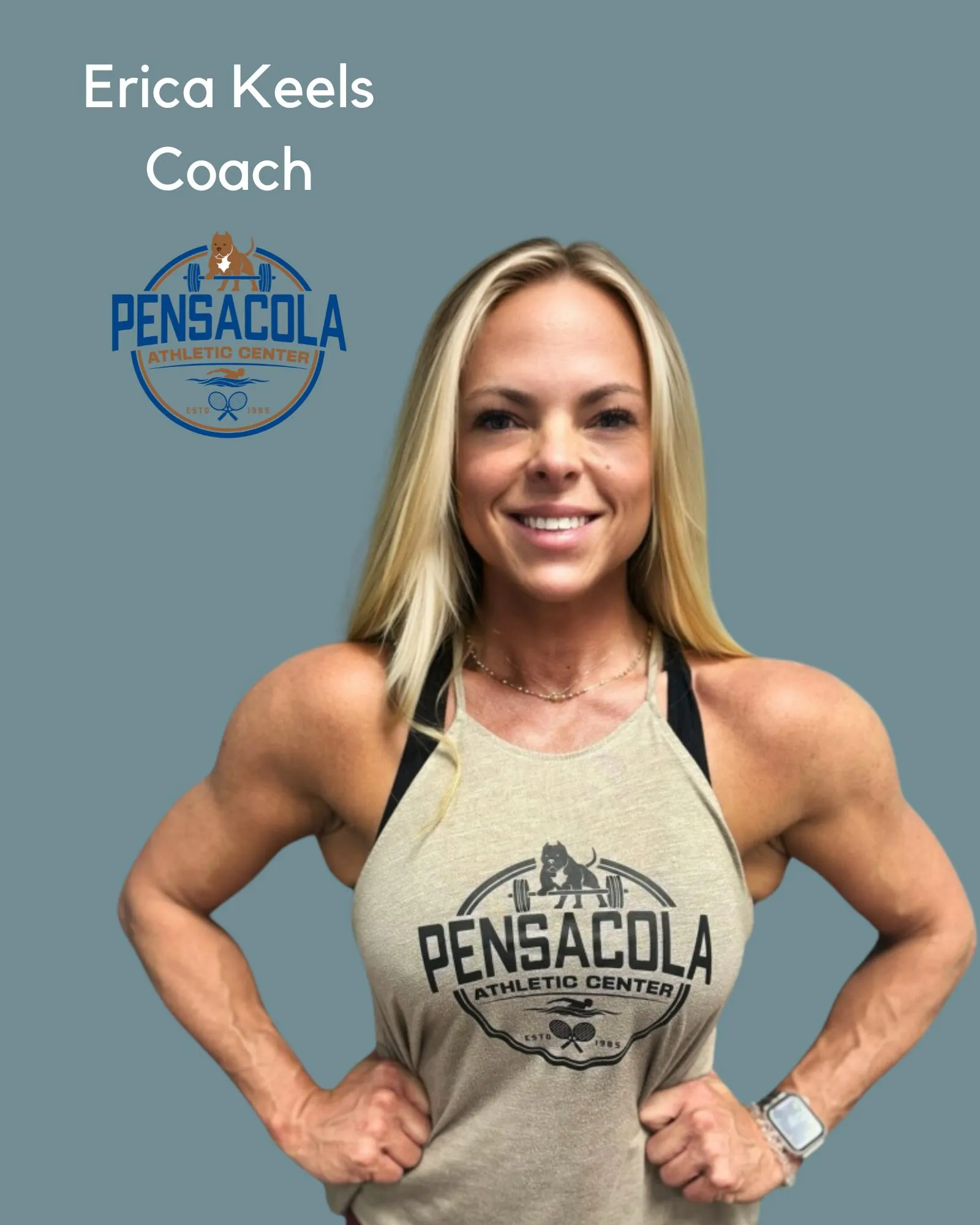 Personal trainer Erica